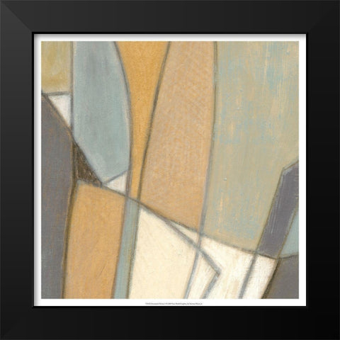 Structured Abstract I Black Modern Wood Framed Art Print by Wyatt Jr., Norman