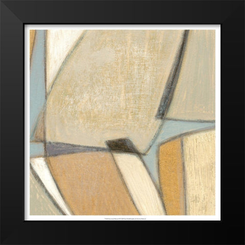 Structured Abstract II Black Modern Wood Framed Art Print by Wyatt Jr., Norman