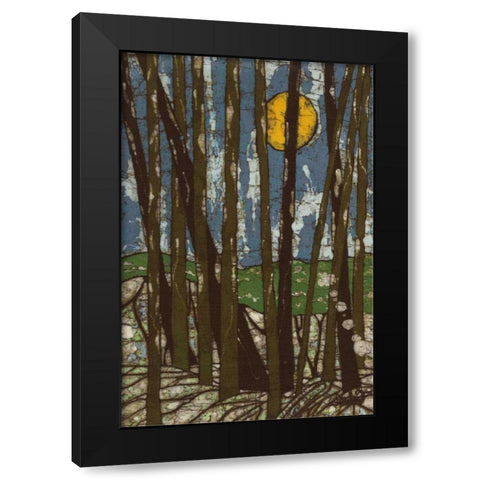 Longwood  Black Modern Wood Framed Art Print with Double Matting by Davis, Andrea