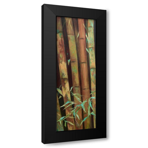 Bamboo Finale I Black Modern Wood Framed Art Print with Double Matting by Wilkins, Suzanne