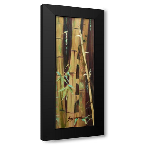 Bamboo Finale II Black Modern Wood Framed Art Print by Wilkins, Suzanne