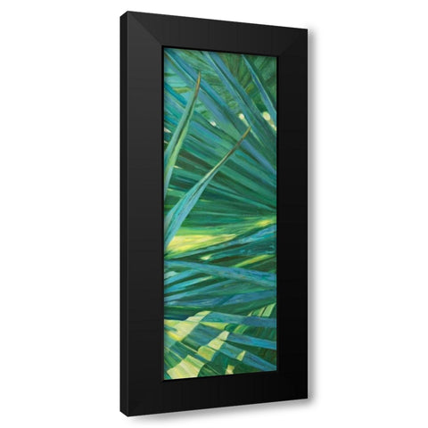 Fan Palm II Black Modern Wood Framed Art Print with Double Matting by Wilkins, Suzanne