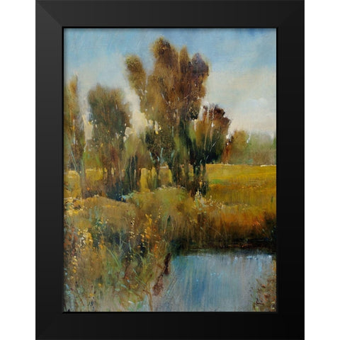 Sunkissed Field I Black Modern Wood Framed Art Print by OToole, Tim