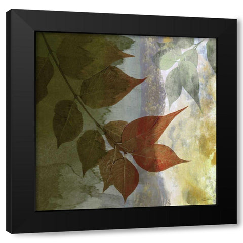 Lush Moonlight Black Modern Wood Framed Art Print by Butler, John