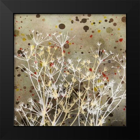Weeds I Black Modern Wood Framed Art Print by Burghardt, James