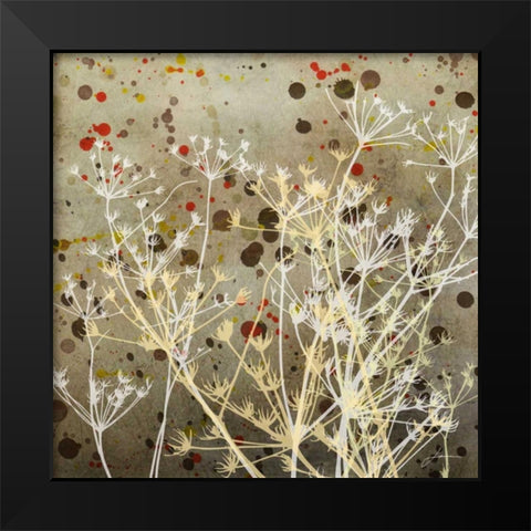 Weeds II Black Modern Wood Framed Art Print by Burghardt, James