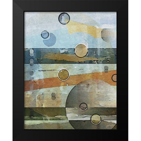 Thru the Atmosphere I Black Modern Wood Framed Art Print by Burghardt, James