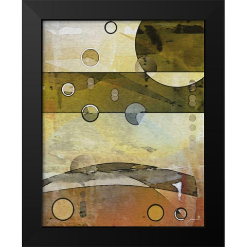 Thru the Atmosphere II Black Modern Wood Framed Art Print by Burghardt, James