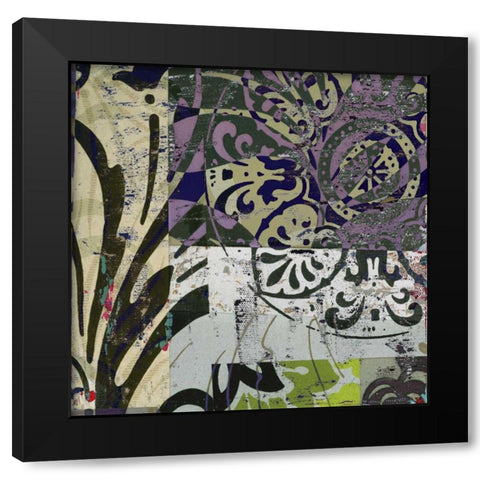 Swhirl I Black Modern Wood Framed Art Print by Mountain, Ricki