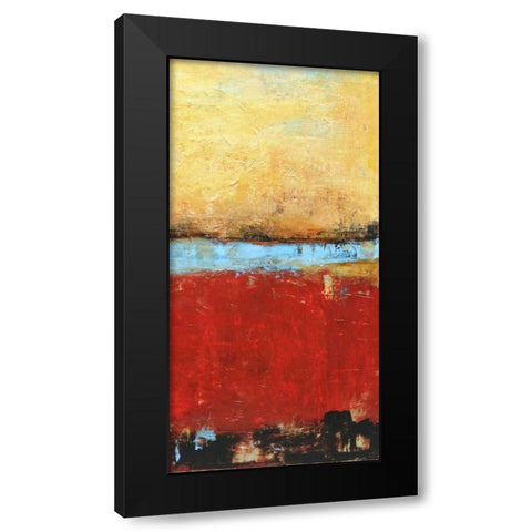 Golden Dawn II Black Modern Wood Framed Art Print by Ashley, Erin