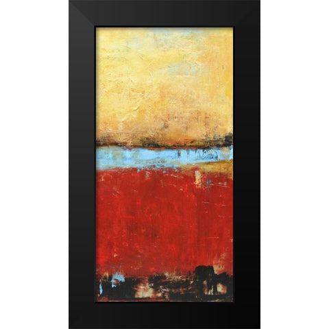 Golden Dawn II Black Modern Wood Framed Art Print by Ashley, Erin
