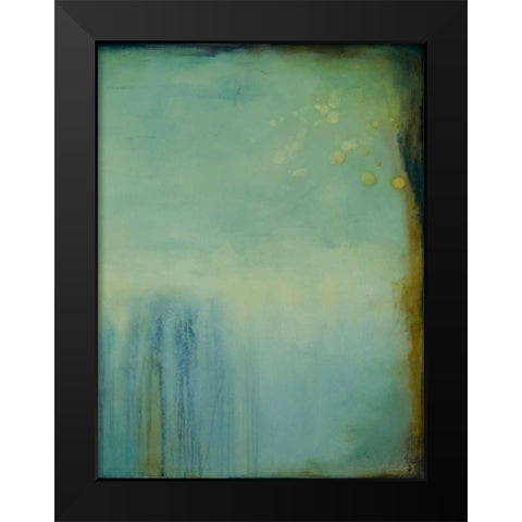 Whispering Souls II Black Modern Wood Framed Art Print by Ashley, Erin