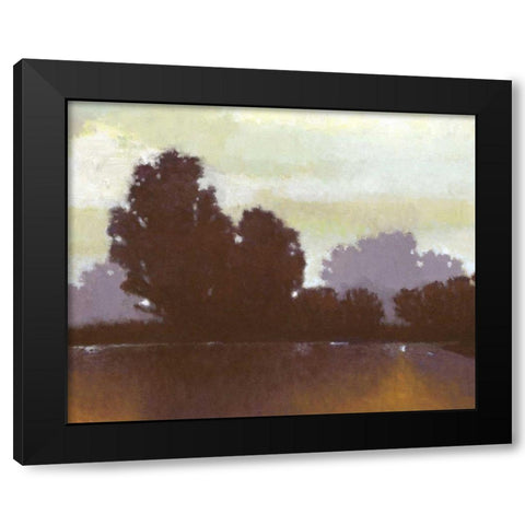 Golden Pond II Black Modern Wood Framed Art Print by Wyatt Jr., Norman