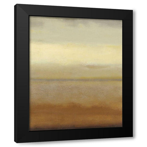 Sahara II Black Modern Wood Framed Art Print with Double Matting by Wyatt Jr., Norman