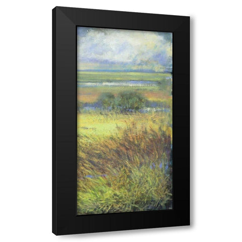 Shimmering Marsh II Black Modern Wood Framed Art Print with Double Matting by Thomas, H.