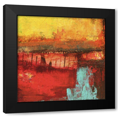 Inner Circle I Black Modern Wood Framed Art Print with Double Matting by Ashley, Erin