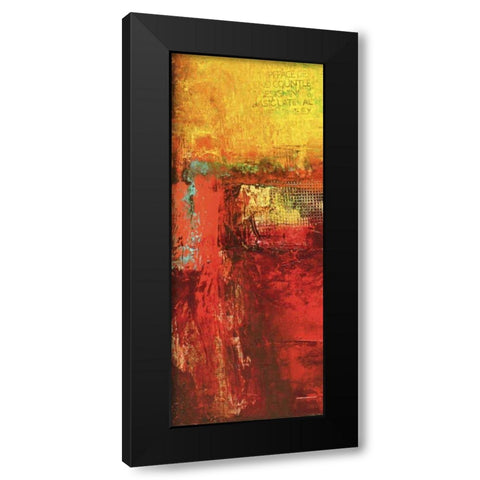 Inner Circle III Black Modern Wood Framed Art Print by Ashley, Erin