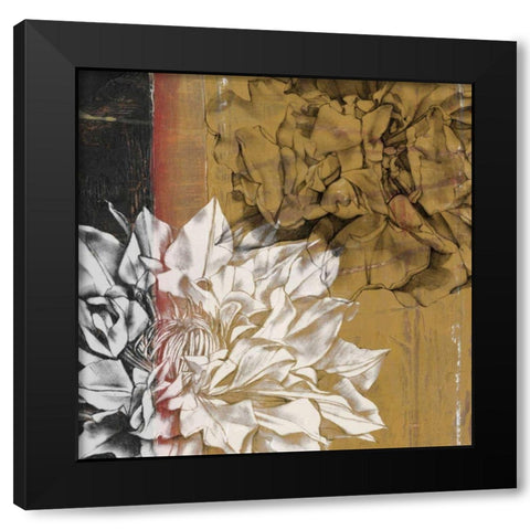 Bloom Illusion I Black Modern Wood Framed Art Print with Double Matting by Goldberger, Jennifer