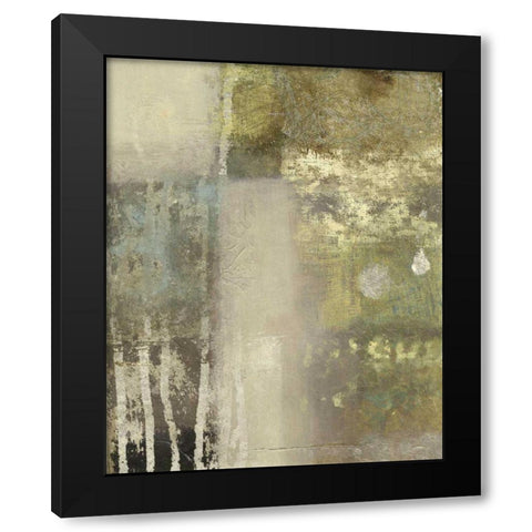 Onyx Forgets II Black Modern Wood Framed Art Print by Vision Studio