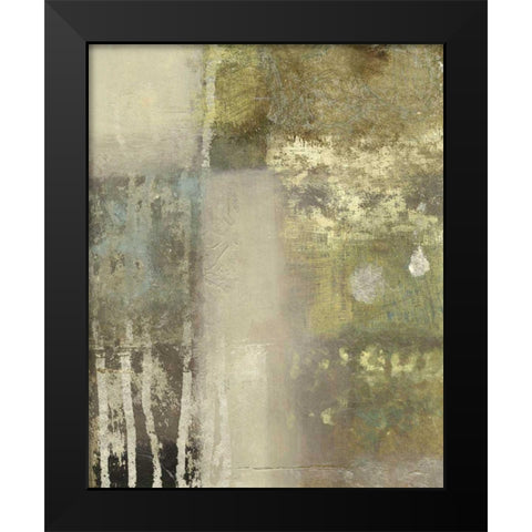 Onyx Forgets II Black Modern Wood Framed Art Print by Vision Studio