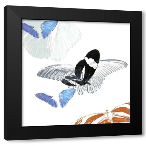 Butterfly Inflorescence I Black Modern Wood Framed Art Print with Double Matting by Project, A.