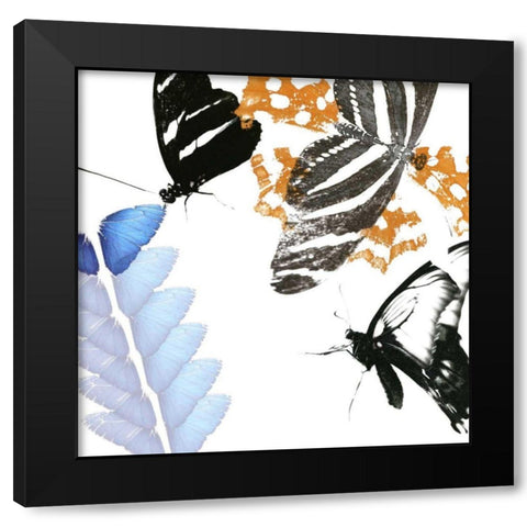 Butterfly Inflorescence II Black Modern Wood Framed Art Print by Project, A.