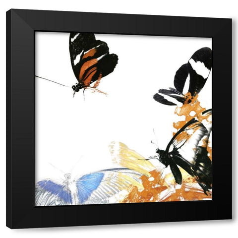 Butterfly Inflorescence IV Black Modern Wood Framed Art Print with Double Matting by Project, A.