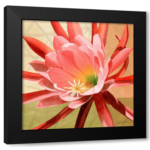 Desert Bloom I Black Modern Wood Framed Art Print by Higby, Jason