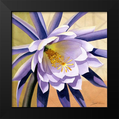 Desert Bloom II Black Modern Wood Framed Art Print by Higby, Jason