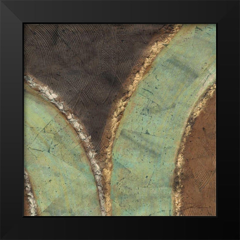 Pathways II Black Modern Wood Framed Art Print by Higby, Jason