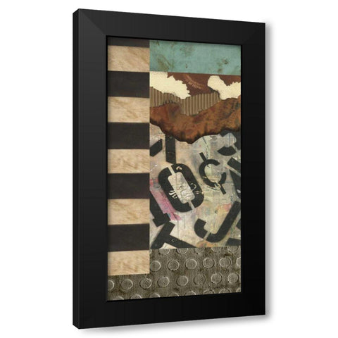 Urban Mix I Black Modern Wood Framed Art Print by Higby, Jason