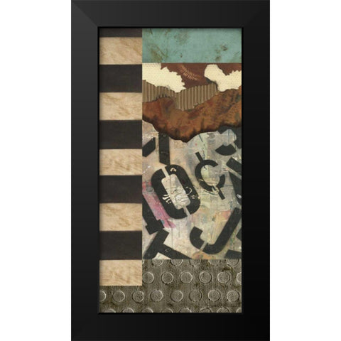 Urban Mix I Black Modern Wood Framed Art Print by Higby, Jason