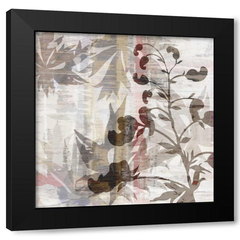 Wallflower I Black Modern Wood Framed Art Print by Burghardt, James