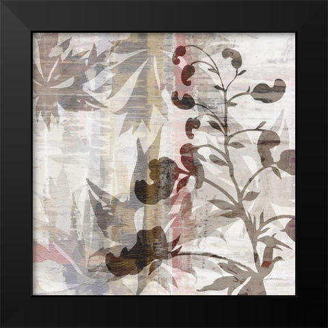 Wallflower I Black Modern Wood Framed Art Print by Burghardt, James