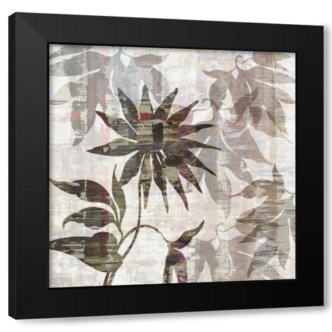 Wallflower II Black Modern Wood Framed Art Print with Double Matting by Burghardt, James
