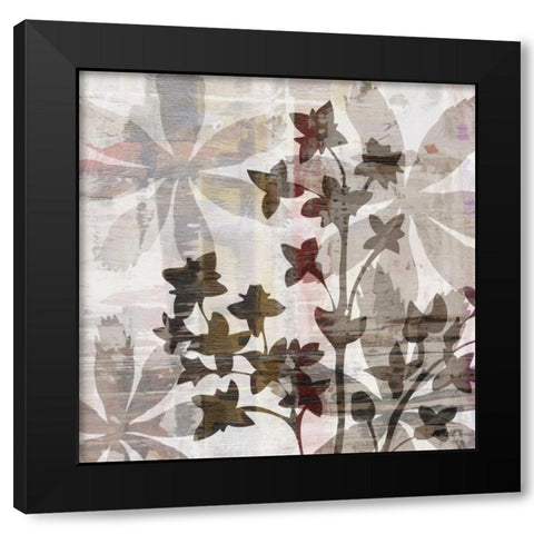 Wallflower III Black Modern Wood Framed Art Print with Double Matting by Burghardt, James