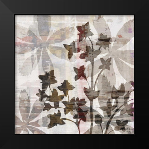 Wallflower III Black Modern Wood Framed Art Print by Burghardt, James