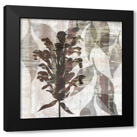 Wallflower IV Black Modern Wood Framed Art Print by Burghardt, James
