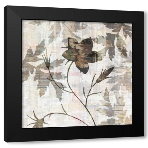 Wallflower V Black Modern Wood Framed Art Print by Burghardt, James
