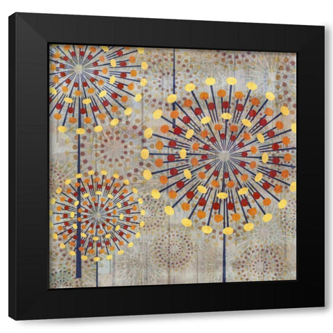 Scatter I Black Modern Wood Framed Art Print by Burghardt, James
