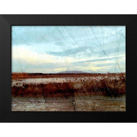 Morning Calm II Black Modern Wood Framed Art Print by Harrington, Danielle