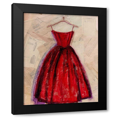 Fashion Designed II Black Modern Wood Framed Art Print with Double Matting by Copeman, Pamela