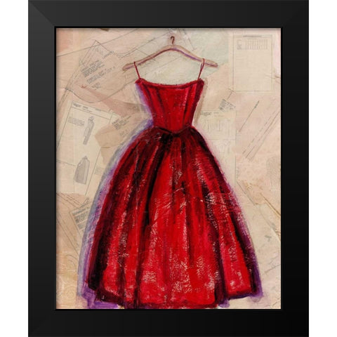 Fashion Designed II Black Modern Wood Framed Art Print by Copeman, Pamela