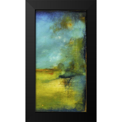 Midnight Jewel II Black Modern Wood Framed Art Print by Ashley, Erin