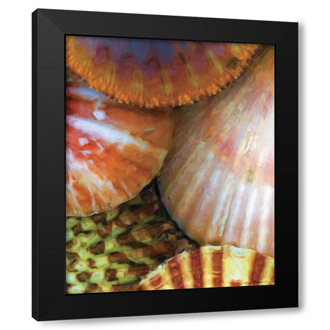 Shell Extraction III Black Modern Wood Framed Art Print by Henry, Lola