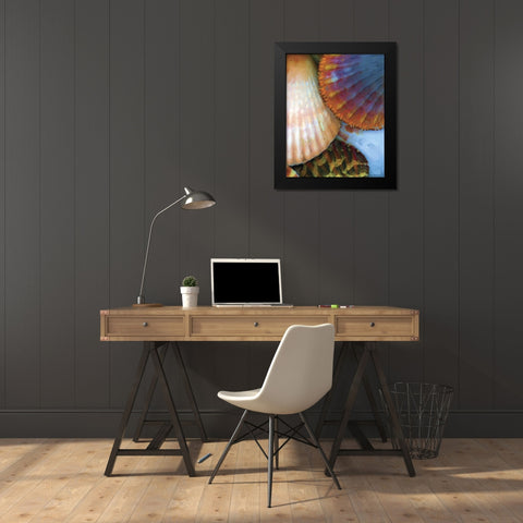 Shell Extraction IV Black Modern Wood Framed Art Print by Henry, Lola