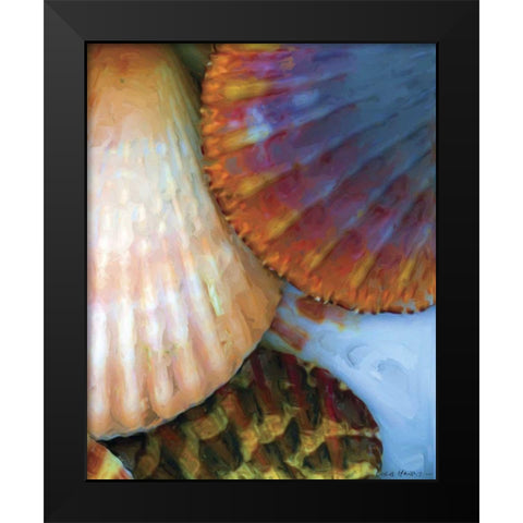 Shell Extraction IV Black Modern Wood Framed Art Print by Henry, Lola