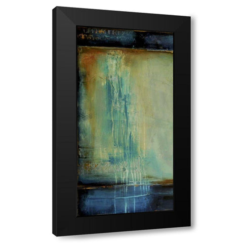 Cry Me a River I Black Modern Wood Framed Art Print by Ashley, Erin
