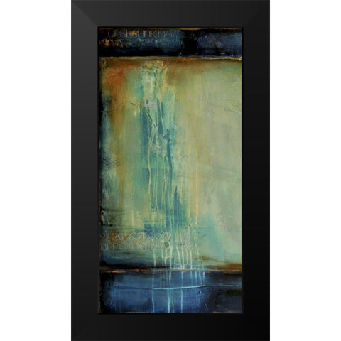 Cry Me a River I Black Modern Wood Framed Art Print by Ashley, Erin