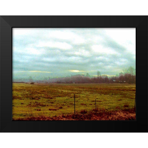 Landscape II Black Modern Wood Framed Art Print by Harrington, Danielle